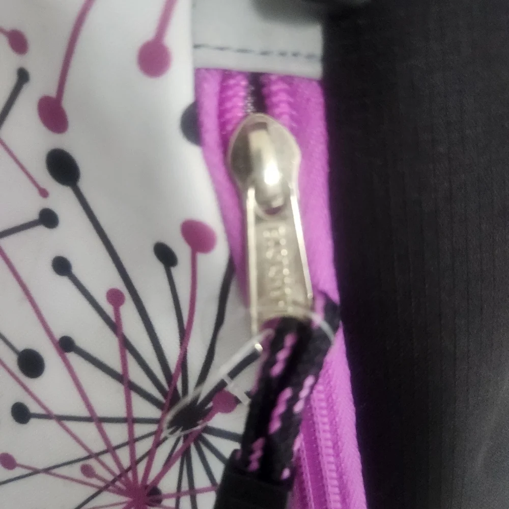 Eastsport Unisex Purple‎ And White Backpack With Multiple Pockets
